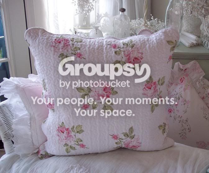 Pink Roses Pillow