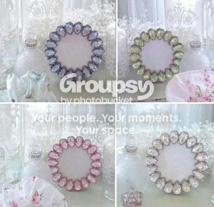Available in pink, blue, crystal clear, and green!